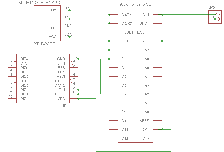 Node Schematics for Zigbee vulnerable setup