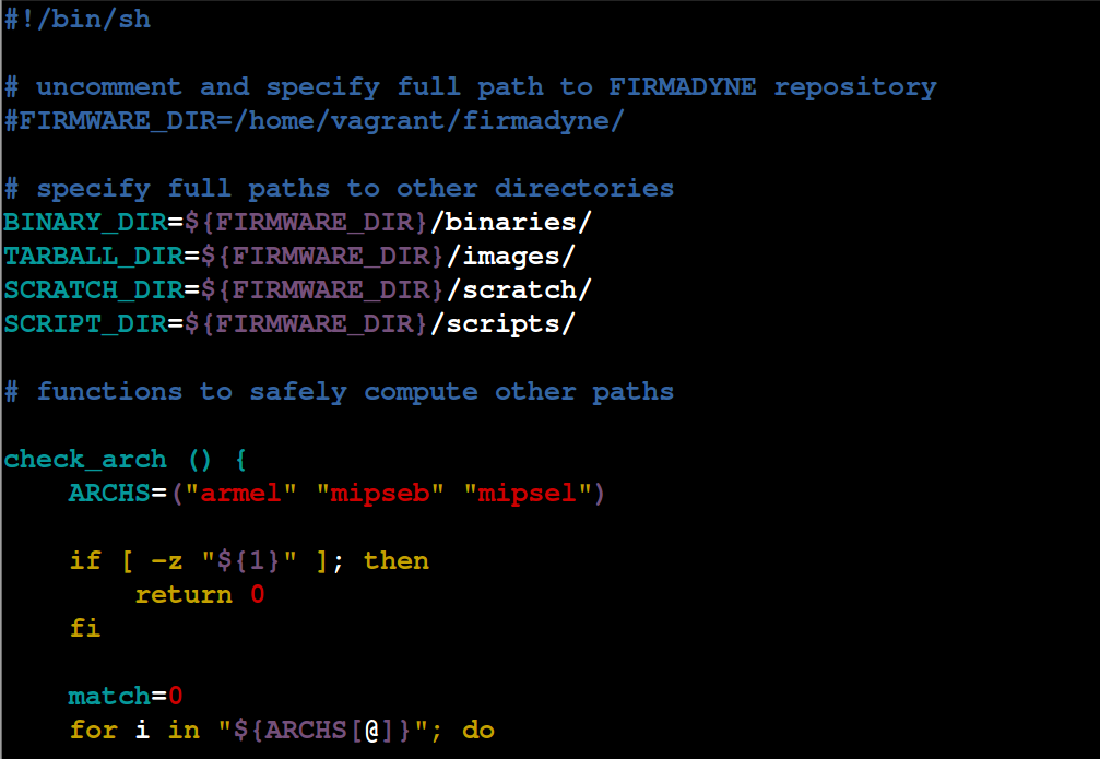 firmadyne-configuration